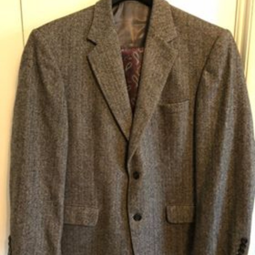 Men's Sports Jacket Camel Hair Chereskin Size 42R